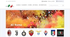 Desktop Screenshot of calcio-store.ch