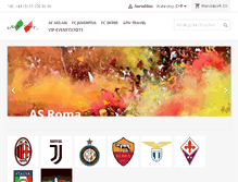 Tablet Screenshot of calcio-store.ch